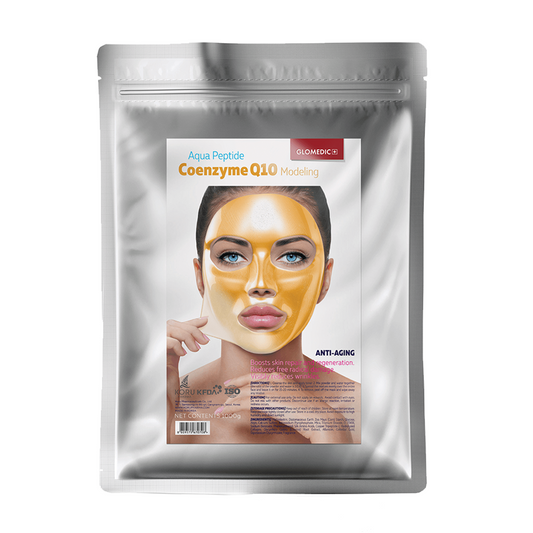 Glomedic Coenzyme Q10 Aqua Peptide Modeling Mask. 5 pcs set.