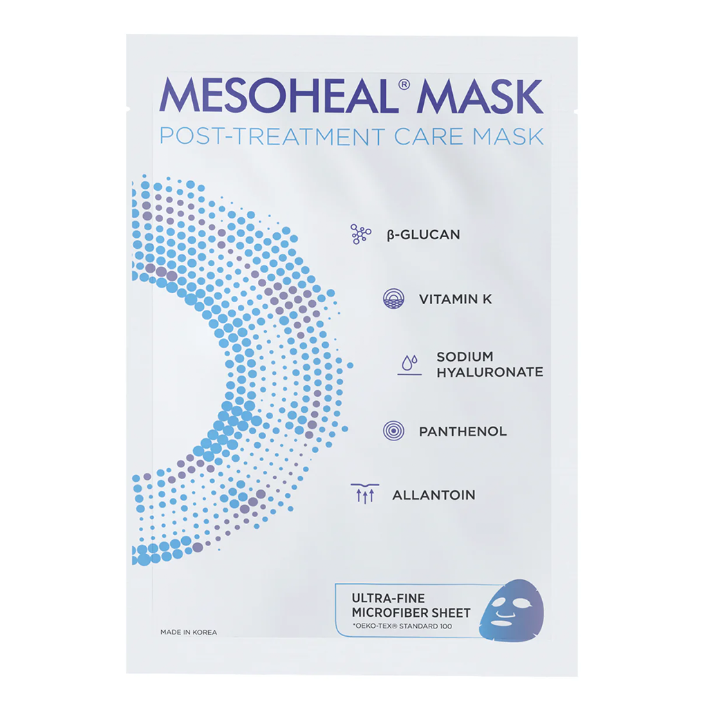 Mesoheal Mesotherapy Post-Treatment Mask For Fast Skin Recovery. 5 pcs set.