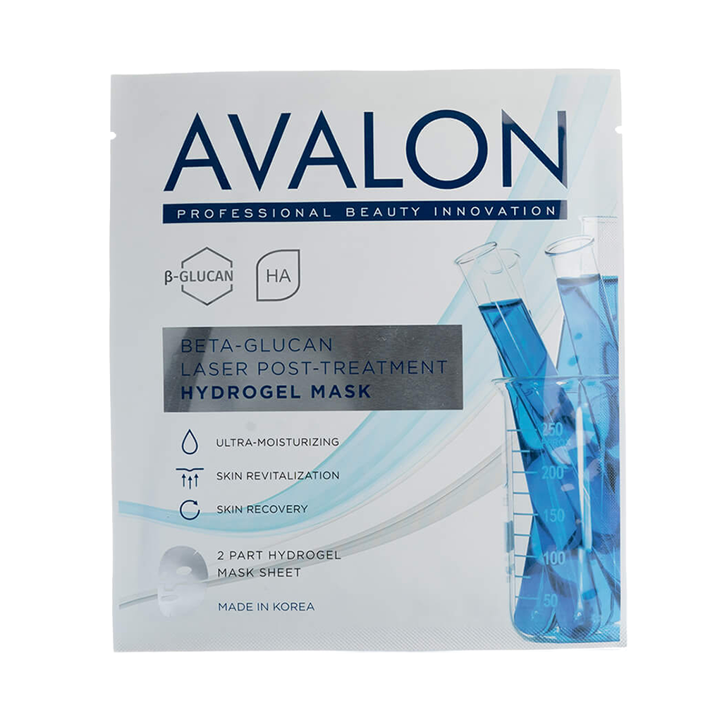 Avalon Beta-Glucan Laser Post-Treatment hydrogel mask. 5 pcs set.